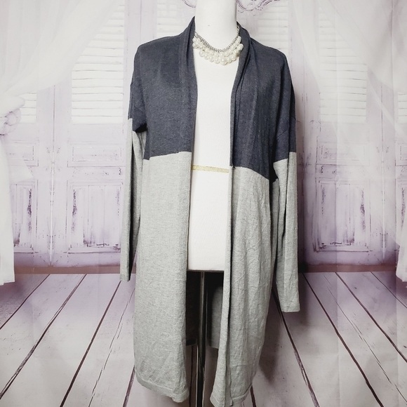 Colour works size S gray long cardigan … - Picture 3 of 10